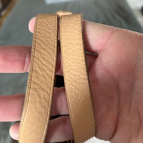 Madewell small zip top tan leather transport crossbody tote - Picture 12 of 12